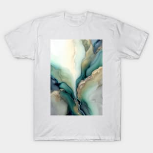 Supreme Green  - Abstract Alcohol Ink Resin Art T-Shirt